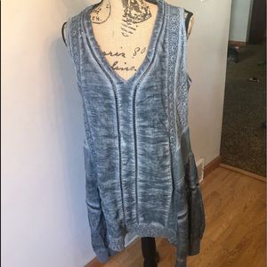 Soft Surroundings sleeveless mini dress